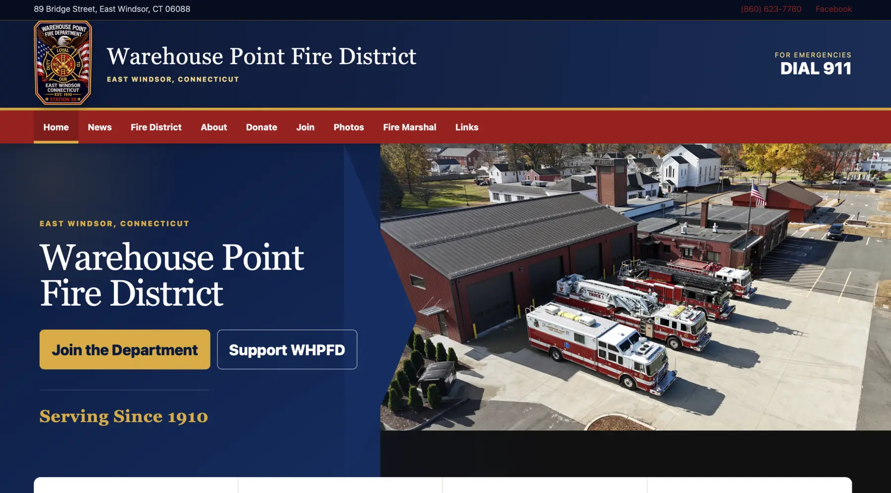 Warehouse Point Fire District website